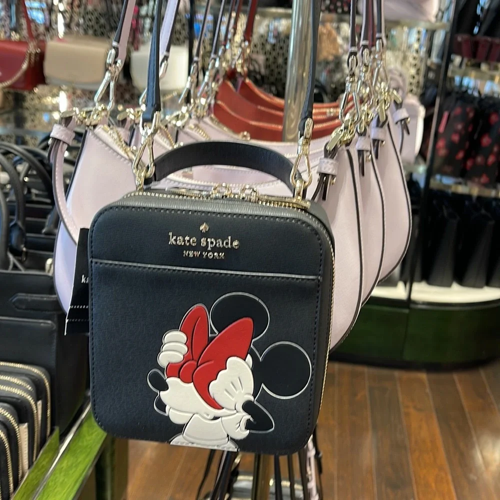 Kate Spade Disney X Kate Spade New York Minnie Mouse Daisy Vanity Crossbody Bag